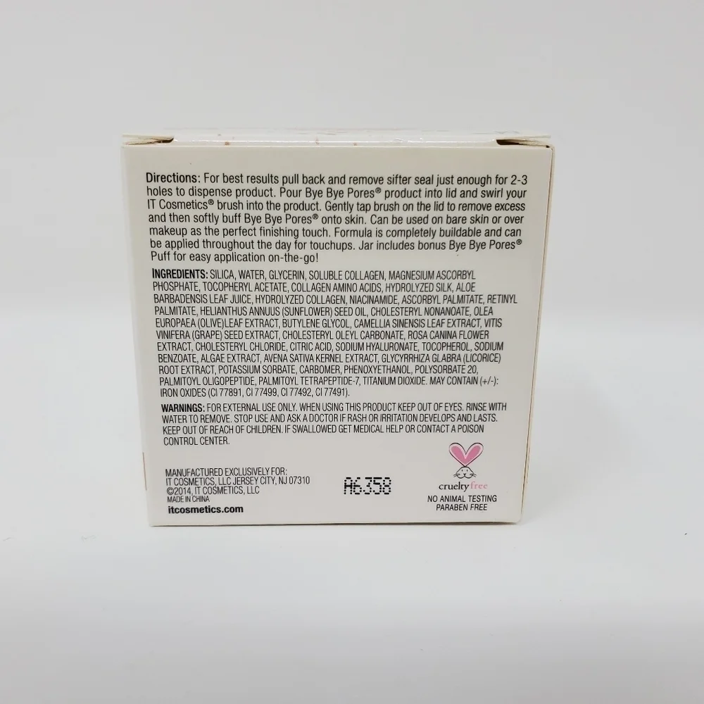NIB It Cosmetics Bye Bye Pores Tinted Skin Blurring Finishing Powder- Me…